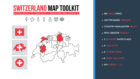 Switzerland Map Toolkit - Download Videohive 27489635