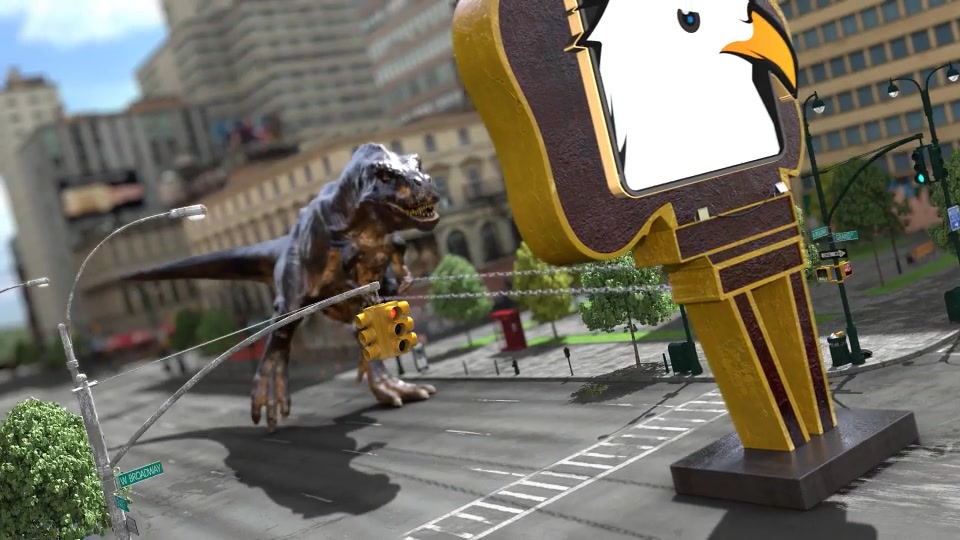 T Rex In City Videohive 24609273 After Effects Image 7