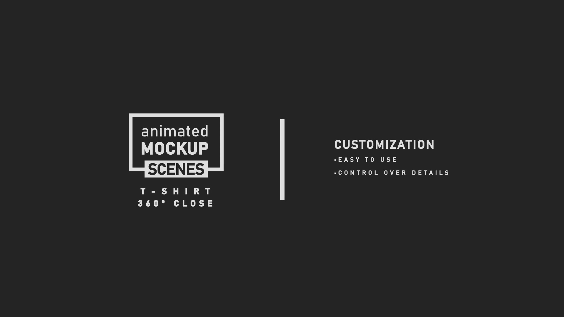 T shirt 360 Close Mockup Template Animated Mockup SCENES Videohive 33056029 After Effects Image 3
