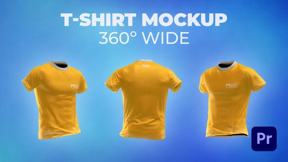 T shirt 360º Wide Mockup Template Animated Mockup PREMIERE - 33580067 Videohive Download