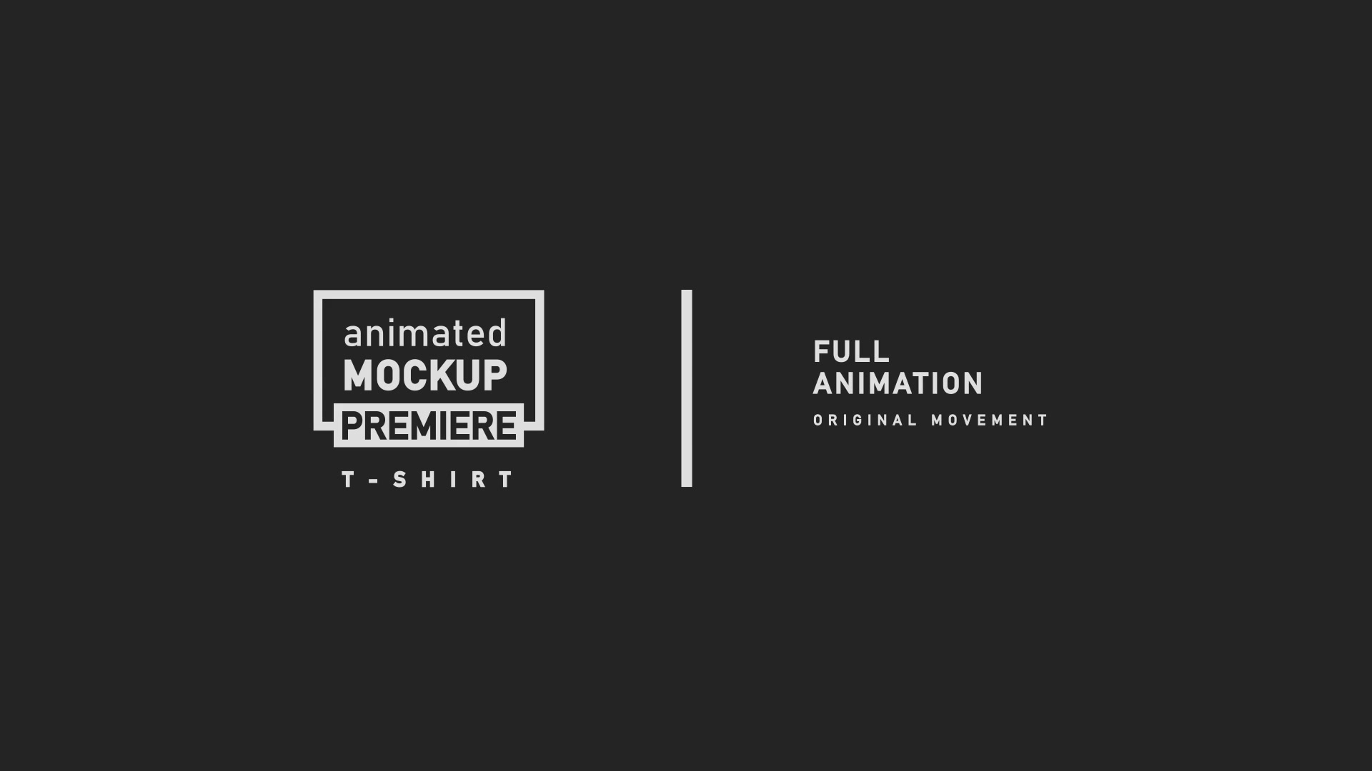 T shirt 5 Scenes Mockup Template Animated Mockup PREMIERE Videohive 33990164 Premiere Pro Image 6