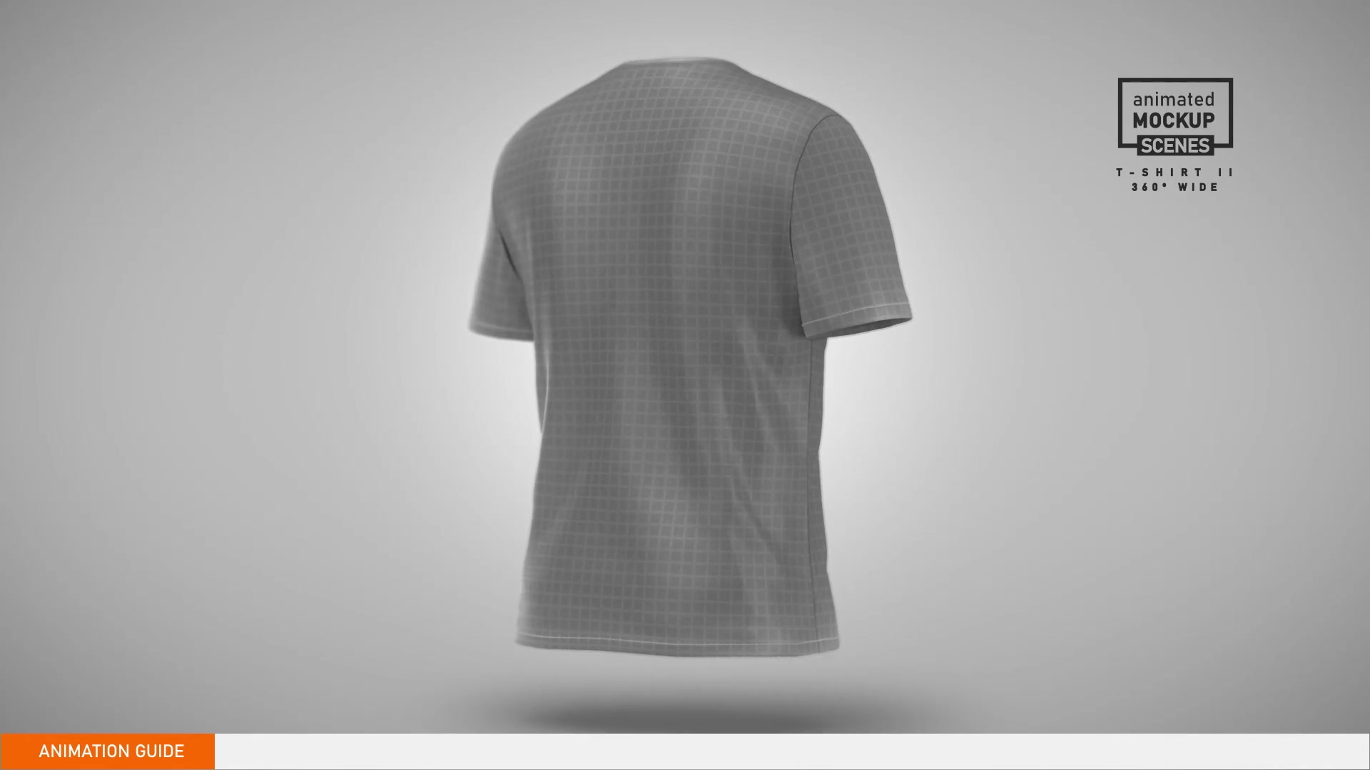T shirt II 360 Wide Mockup Template Animated Mockup SCENES Videohive 33205657 After Effects Image 10