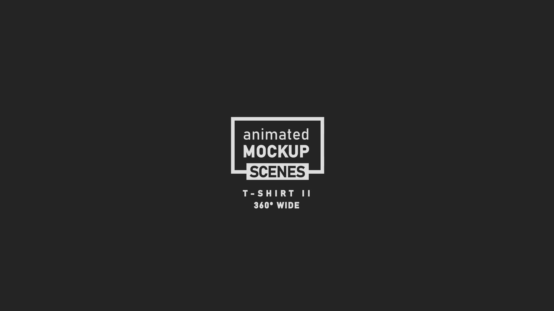 T shirt II 360 Wide Mockup Template Animated Mockup SCENES Videohive 33205657 After Effects Image 11