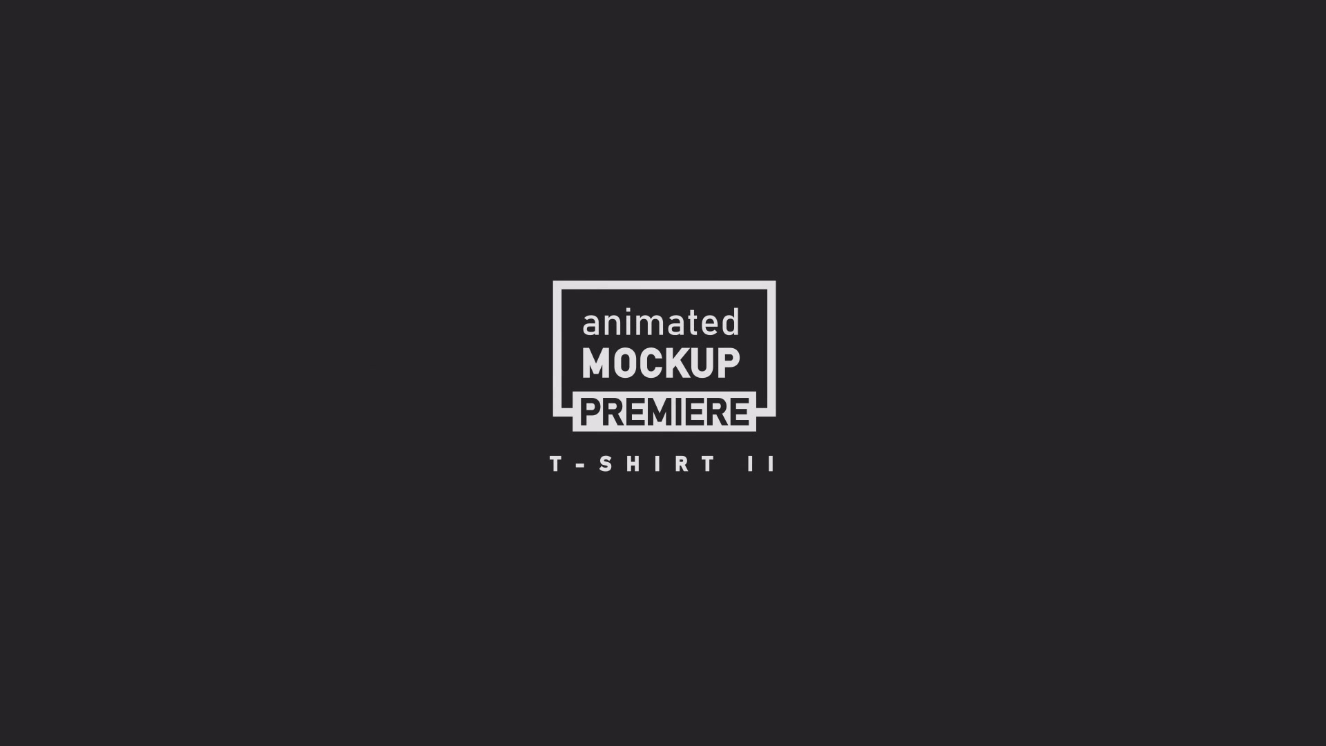 T shirt II 5 Scenes Mockup Template Animated Mockup PREMIERE Videohive 34396807 Premiere Pro Image 13