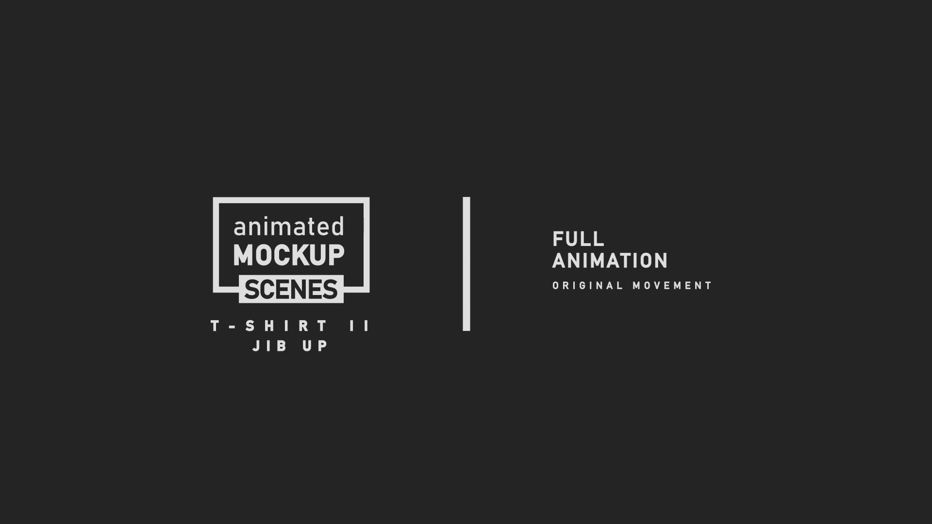 T shirt II Jib Up Mockup Template Animated Mockup SCENES Videohive 33226656 After Effects Image 8