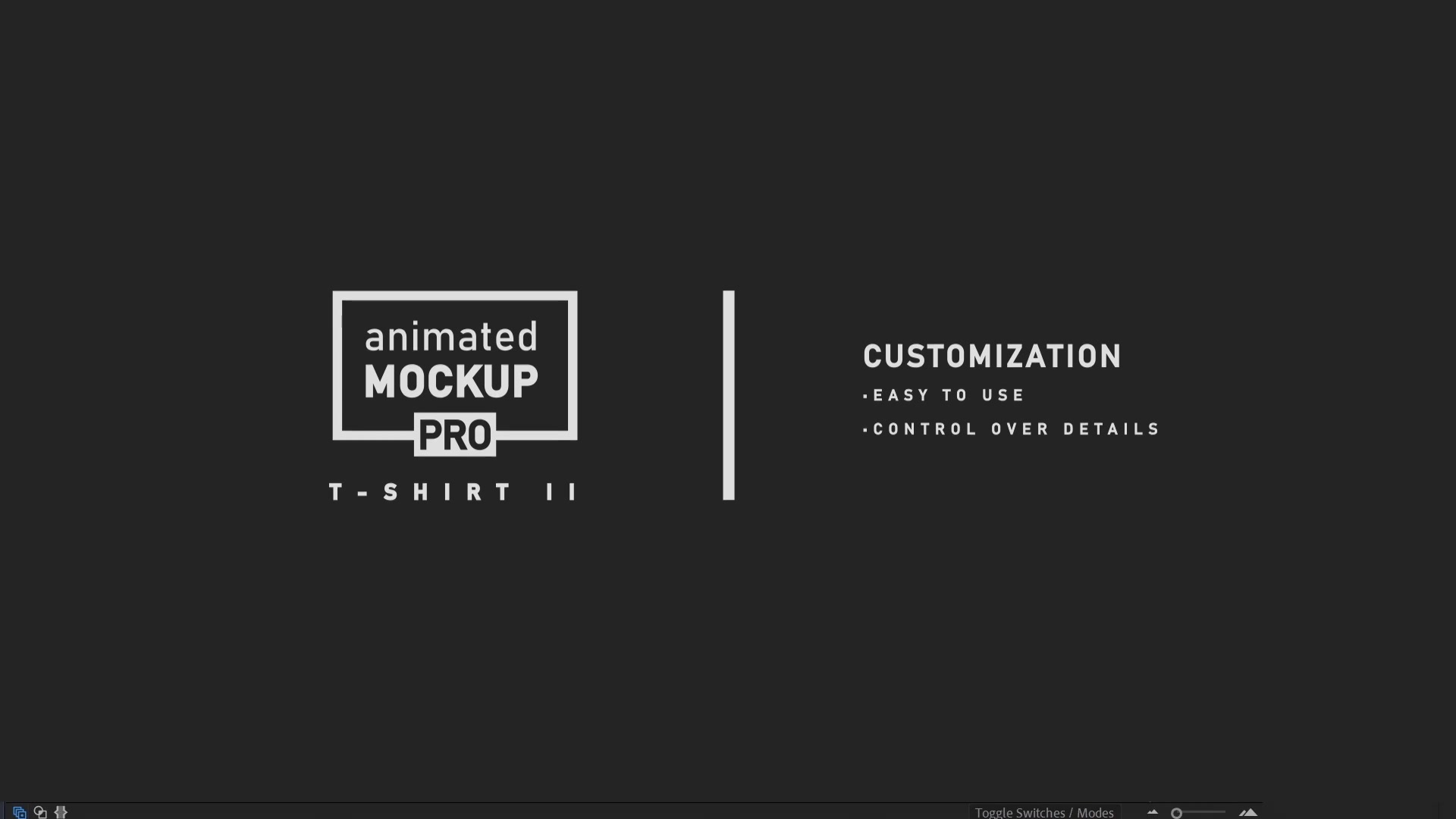 T shirt II Mockup Template Animated Mockup PRO Videohive 32607556 After Effects Image 3