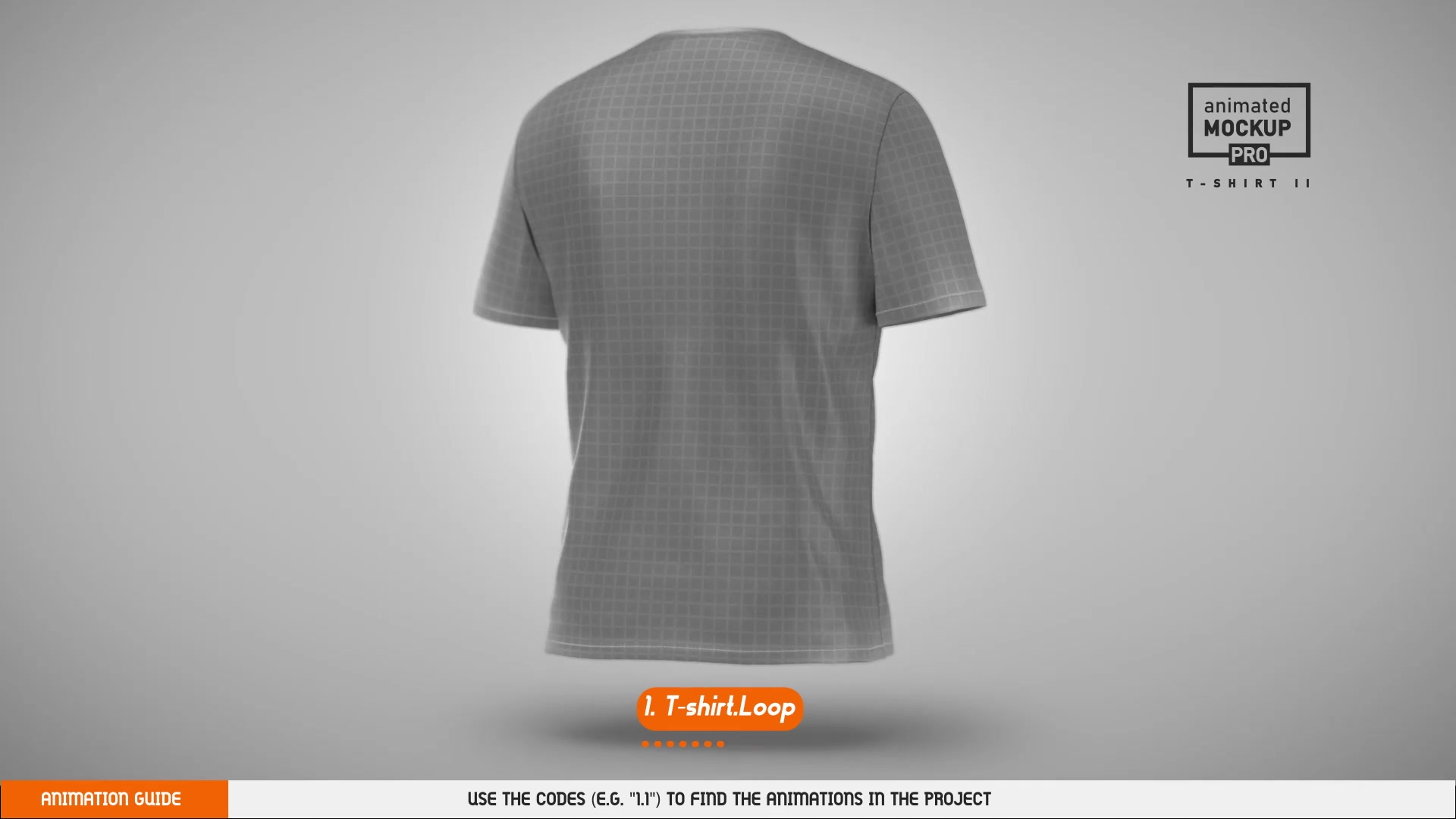 T shirt II Mockup Template Animated Mockup PRO Videohive 32607556 After Effects Image 7