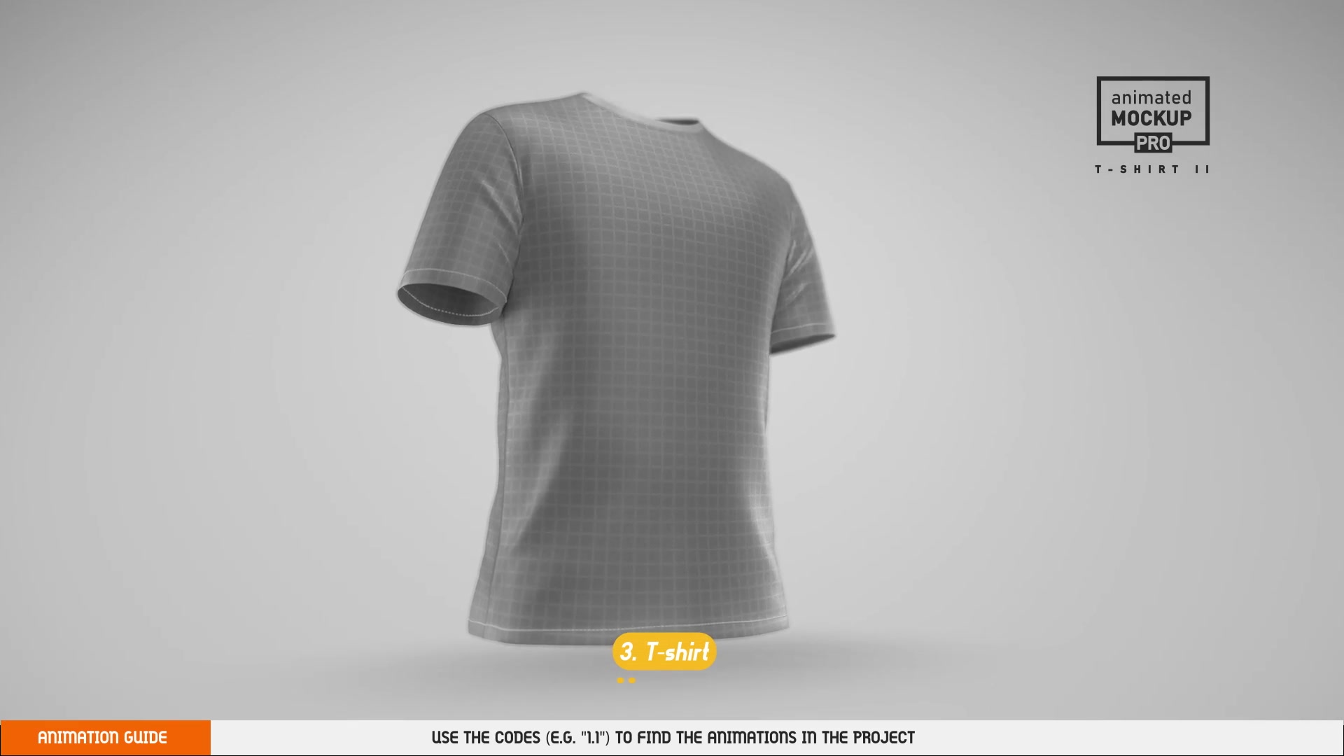 T shirt II Mockup Template Animated Mockup PRO Videohive 32607556 After Effects Image 9