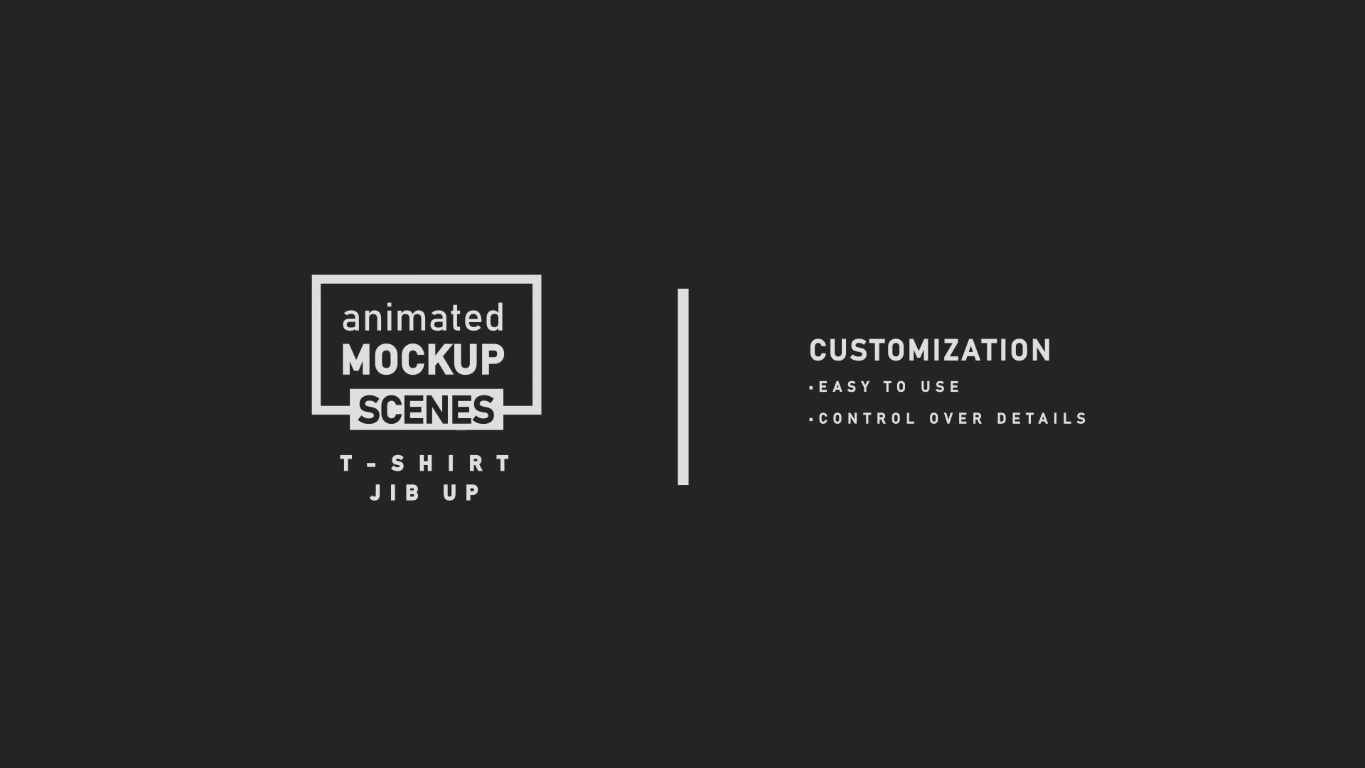 T shirt Jib Up Mockup Template Animated Mockup SCENES Videohive 33304914 After Effects Image 5