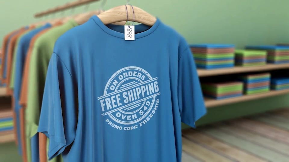 t-shirt walk videohive free download after effects project