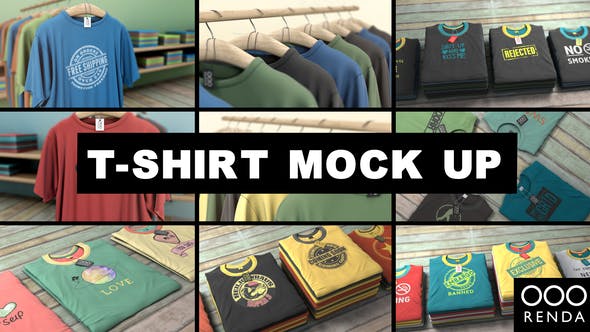 T Shirt Mockup - 24604556 Download Videohive