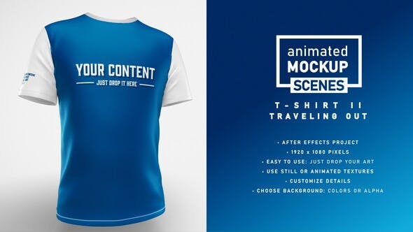 T shirt Travelling Out Template Animated Mockup SCENES - Download 33257626 Videohive