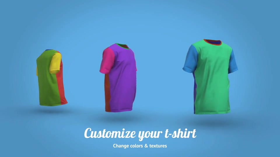 t-shirt walk videohive free download after effects project