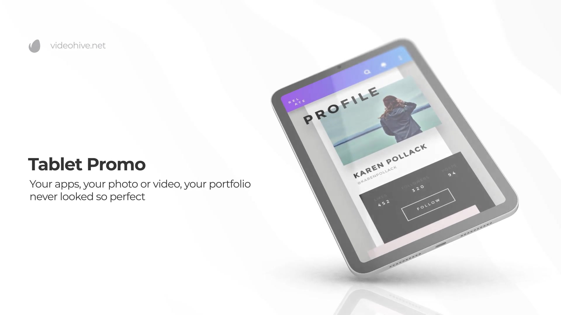 Tablet App Promo Website Presentation Videohive 36329084 After Effects Image 4