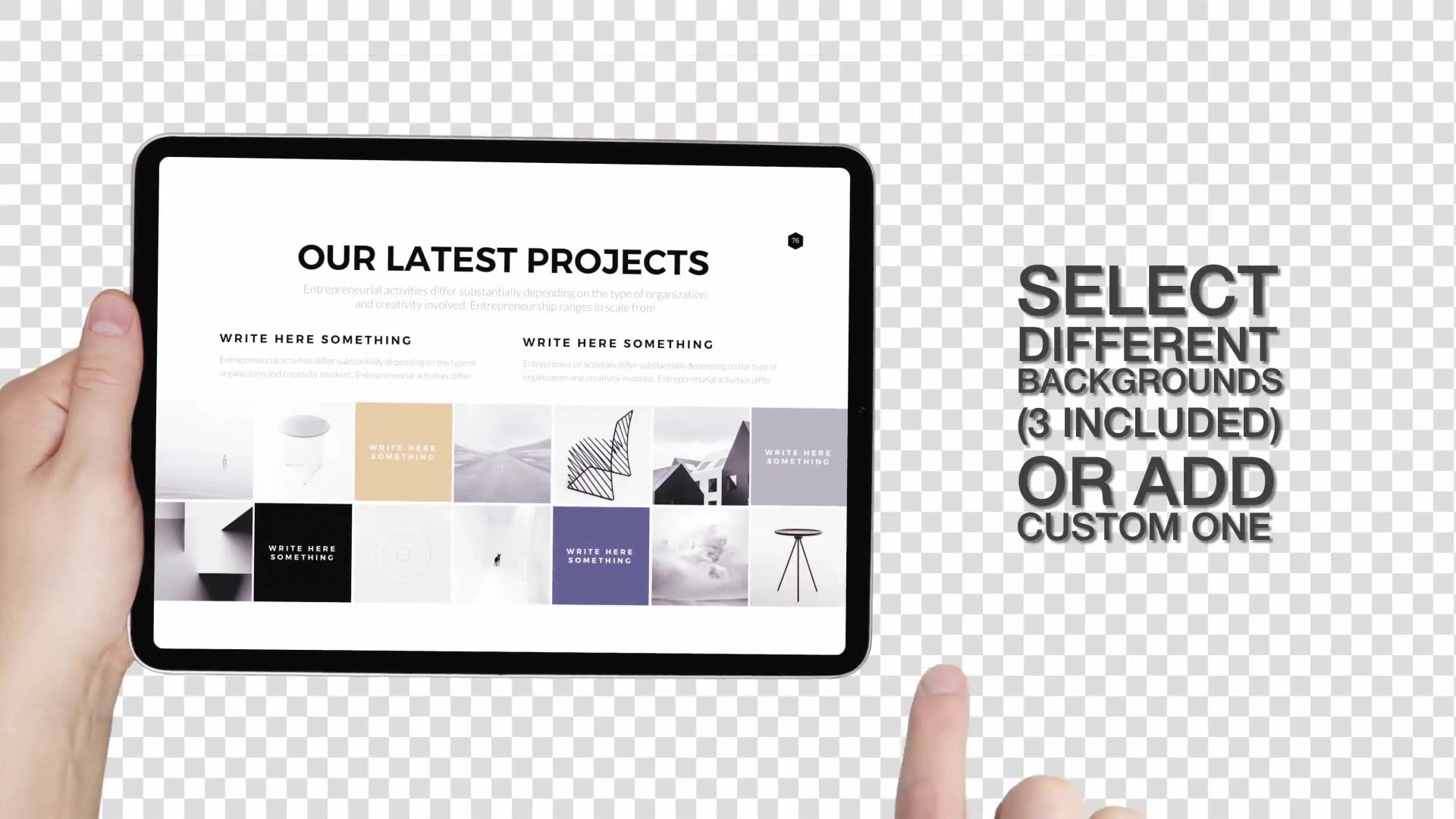Tablet PRO Mockup Template Videohive 26093279 After Effects Image 3