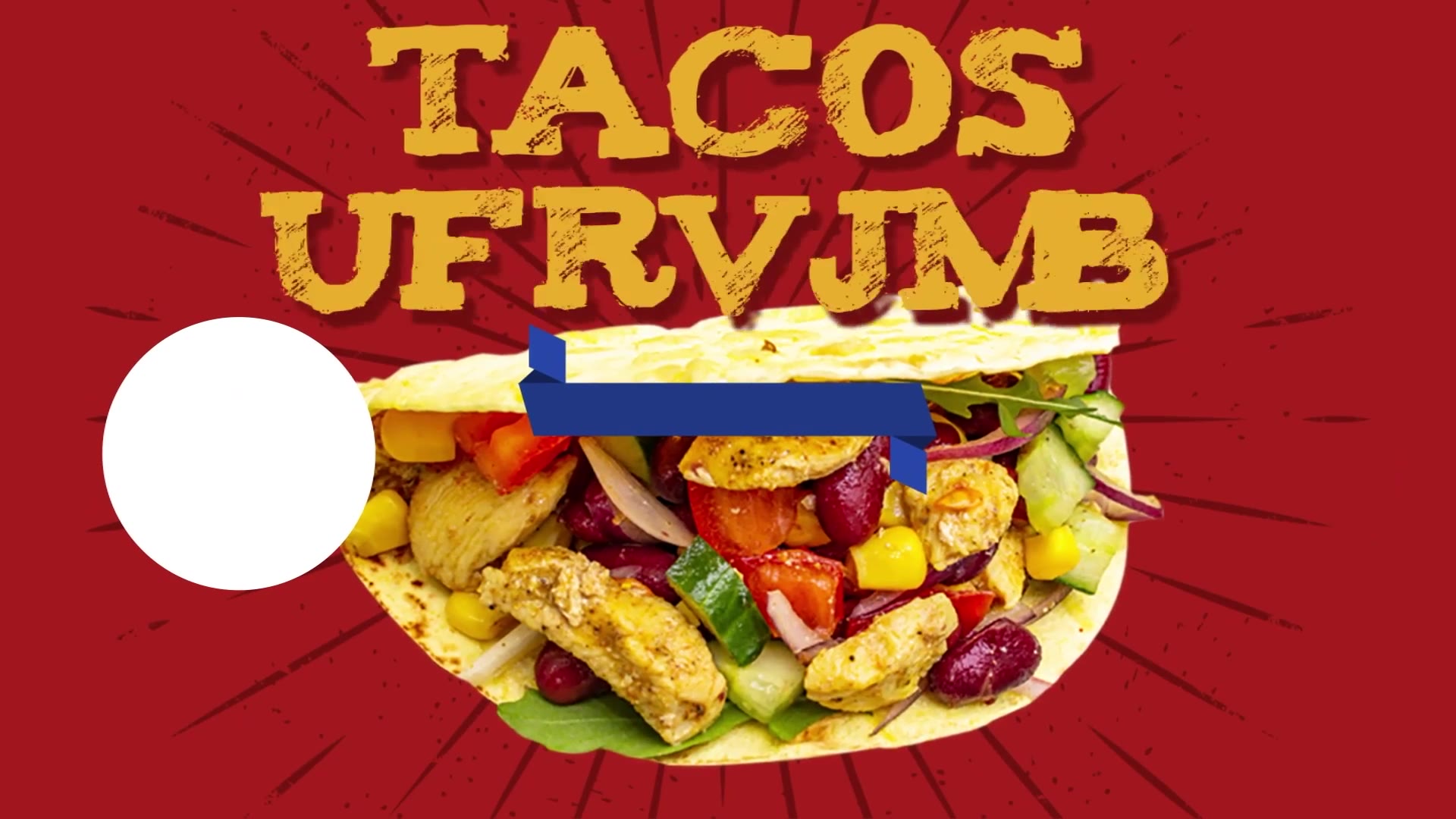 Tacos Facebook Banners Ad SlideShow Videohive 34791505 After Effects Image 5
