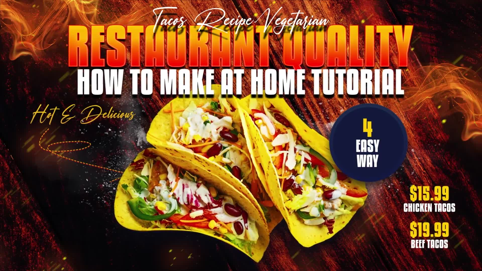 Tacos Facebook Banners Ad SlideShow Videohive 34791505 After Effects Image 9