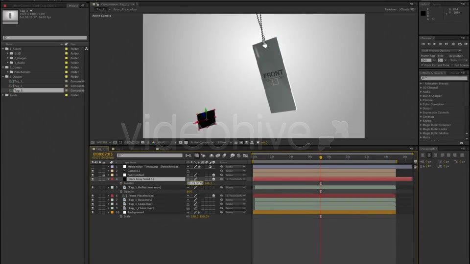 Tags Swinging - Download Videohive 2810947