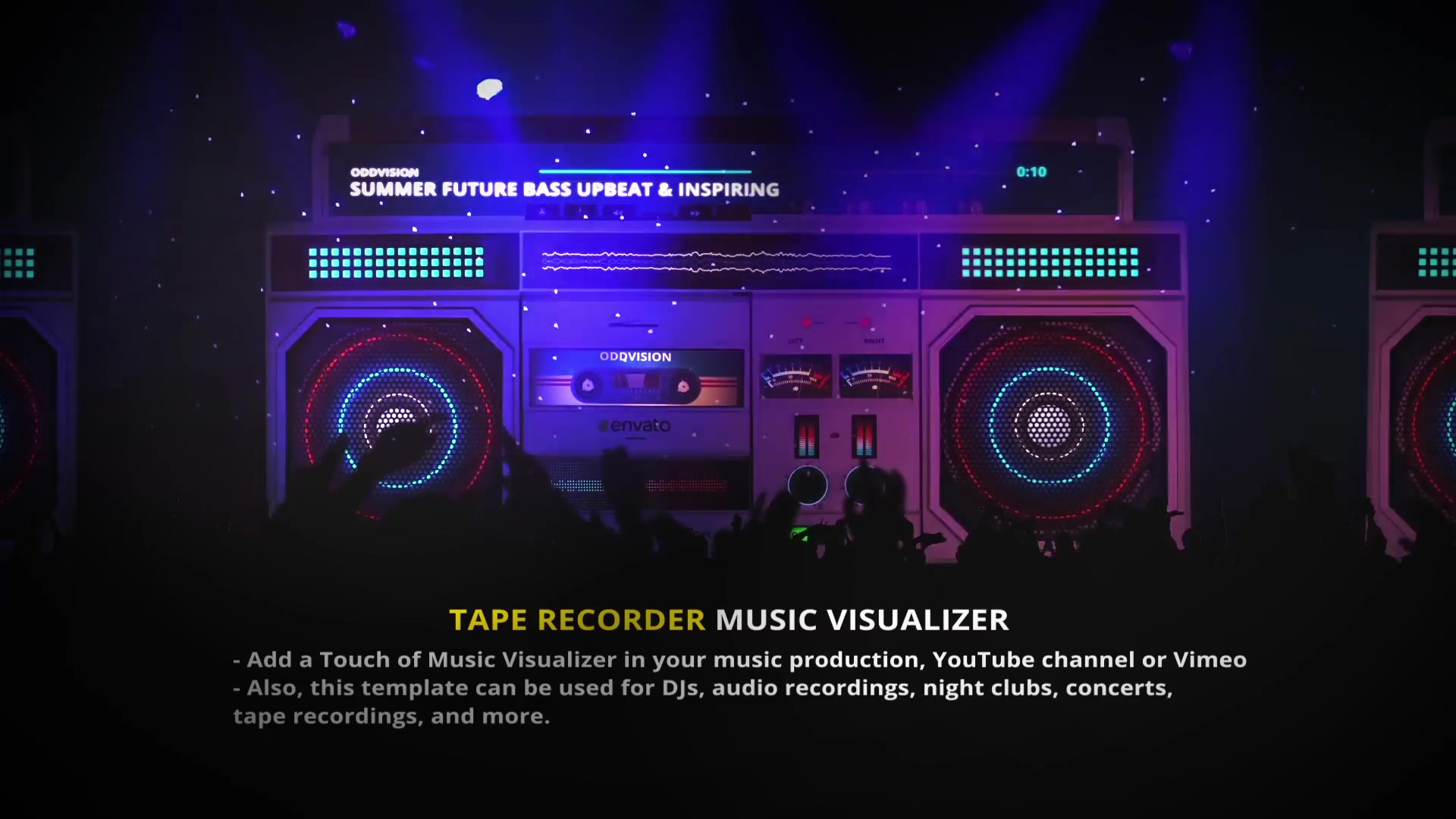 Tape Recorder Music Visualizer Videohive 23183638 After Effects Image 10