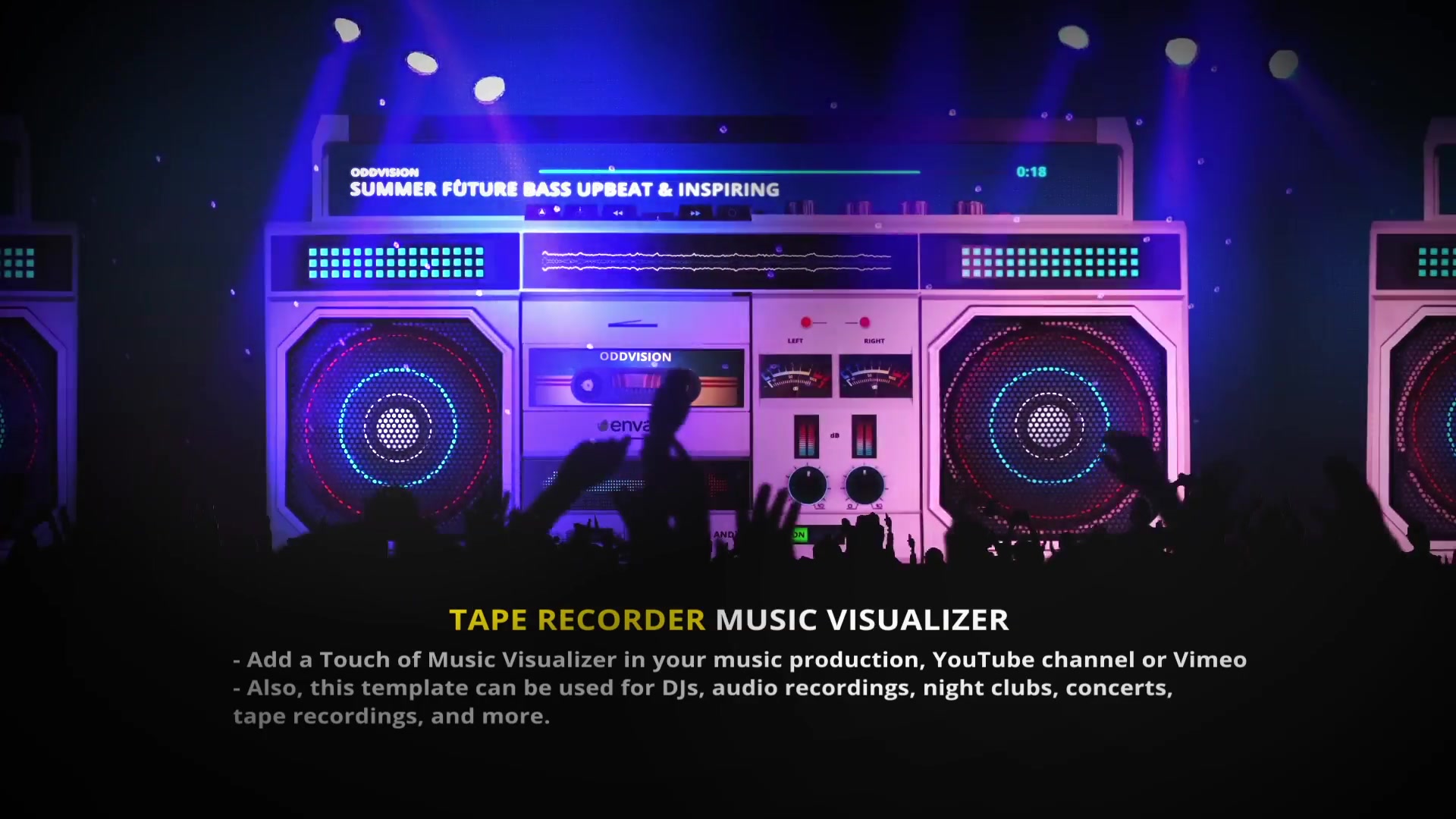 Tape Recorder Music Visualizer Videohive 23183638 After Effects Image 11