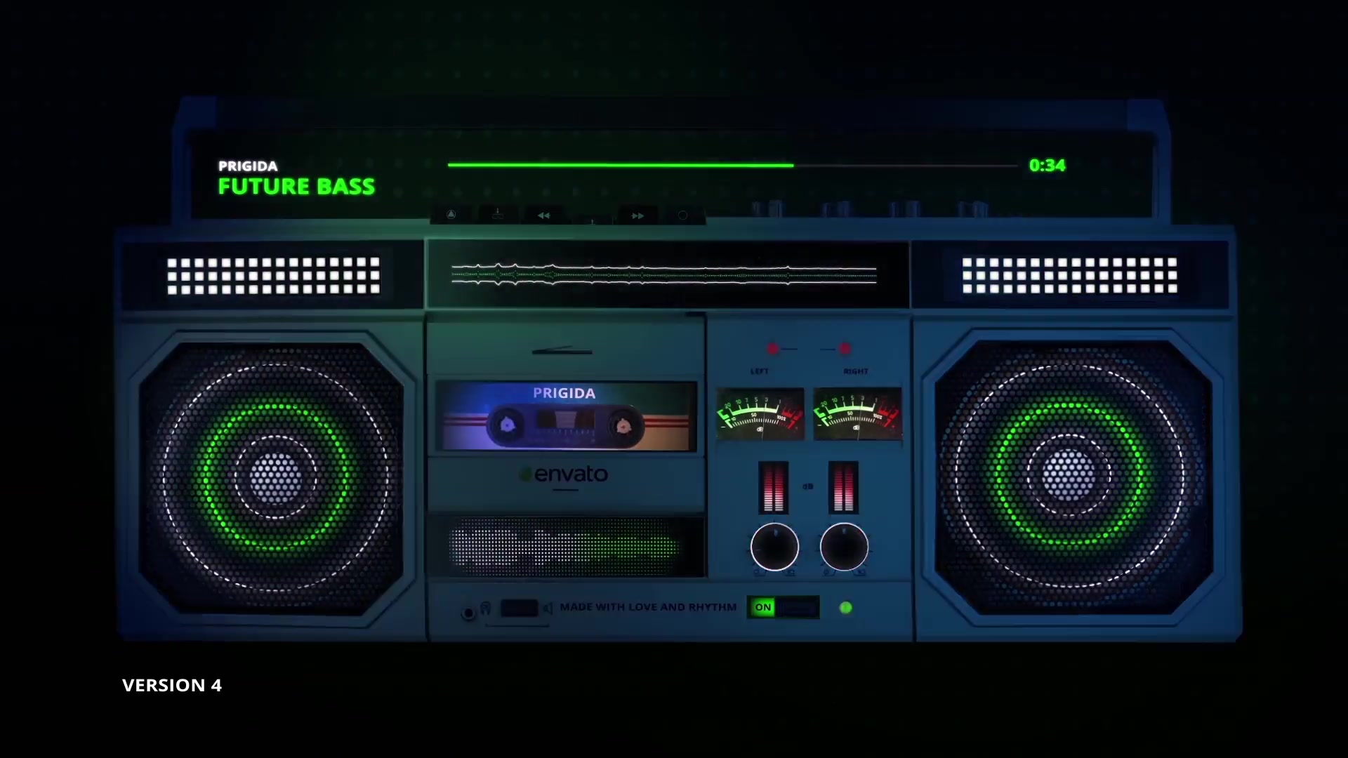 Tape Recorder Music Visualizer Videohive 23183638 After Effects Image 6