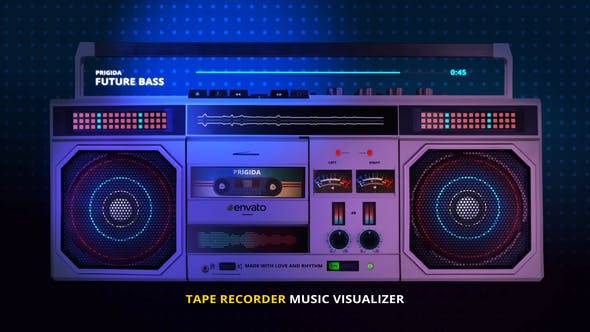 Tape Recorder Music Visualizer - Download 23183638 Videohive