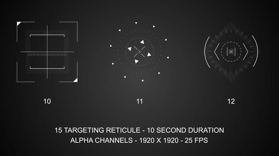 Targeting Reticules - Download Videohive 15740399