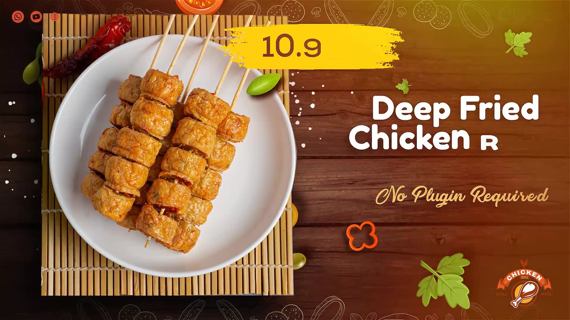 Tasty Chicken Dish Promo Videohive 33002011 After Effects Image 7
