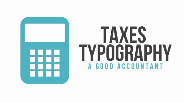 Taxes Typography - Download Videohive 3841393