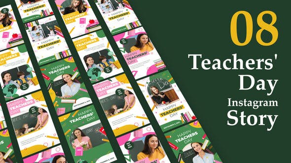 Teachers Day Instagram Stories - 33812780 Download Videohive