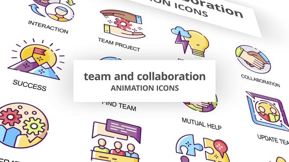 Team & Collaboration Animation Icons - Download 29201951 Videohive