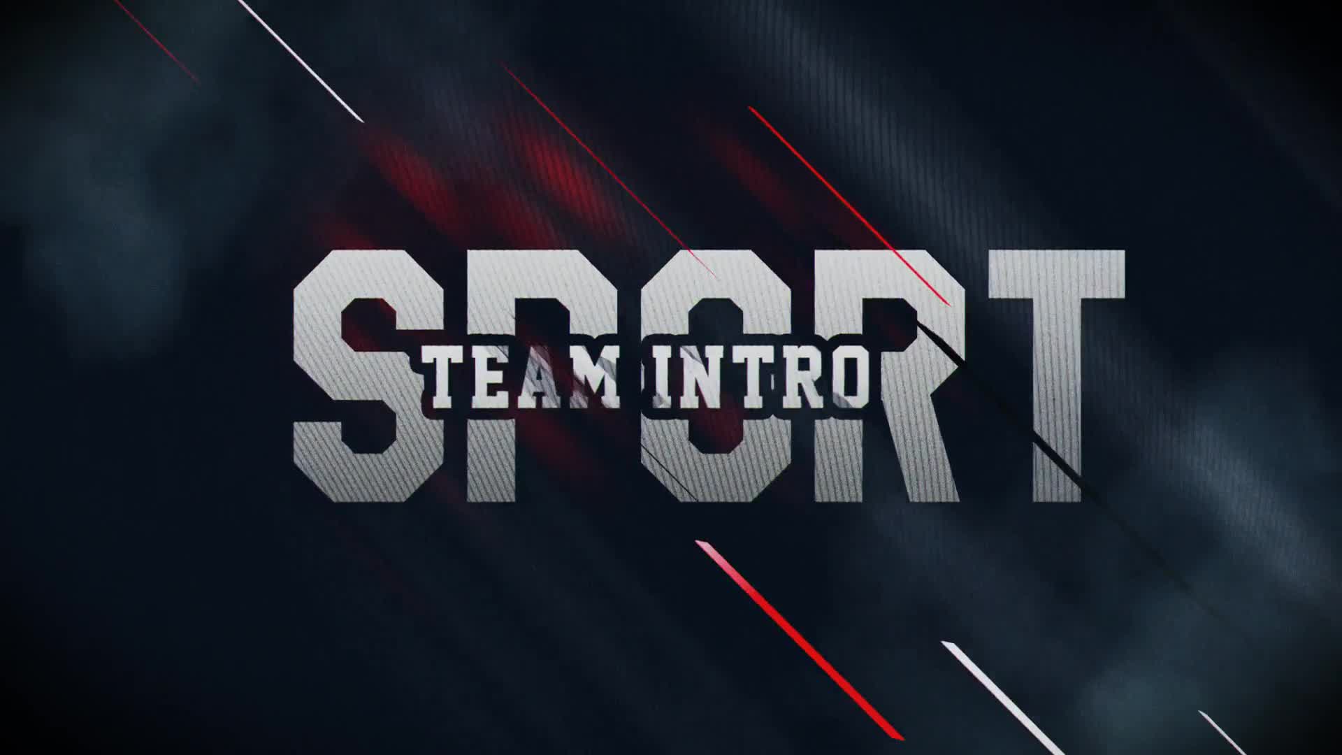 Team Intro // Sport Player Introducing Videohive 28642286 After Effects Image 1