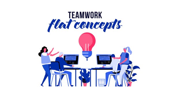 Teamwork Flat Concept - Download 29793786 Videohive