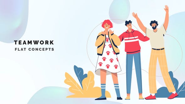 Teamwork Flat Concepts - 34601290 Download Videohive