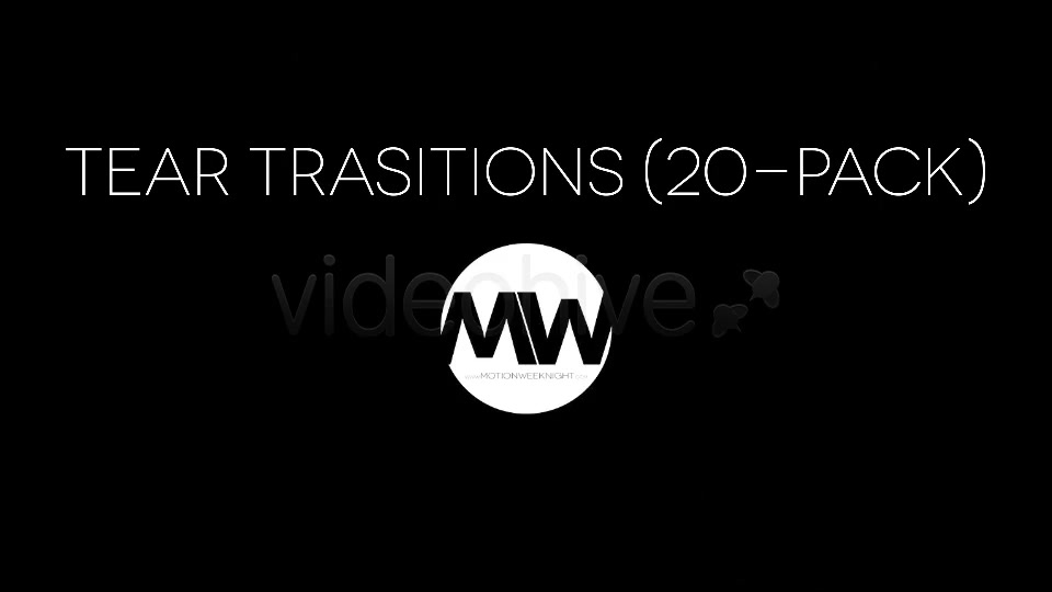 Tear Transitions (Pack of 20) - Download Videohive 6267581