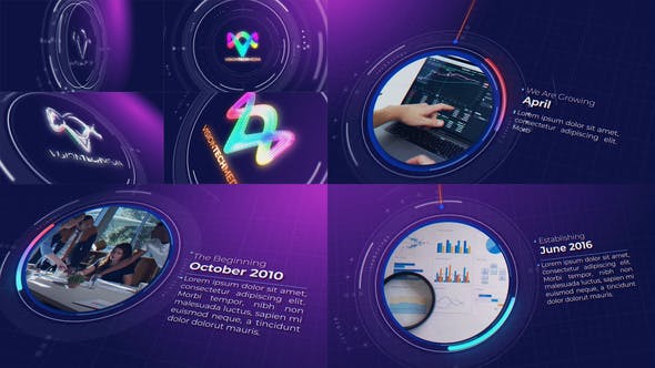 Tech Company Timeline - 34162221 Download Videohive