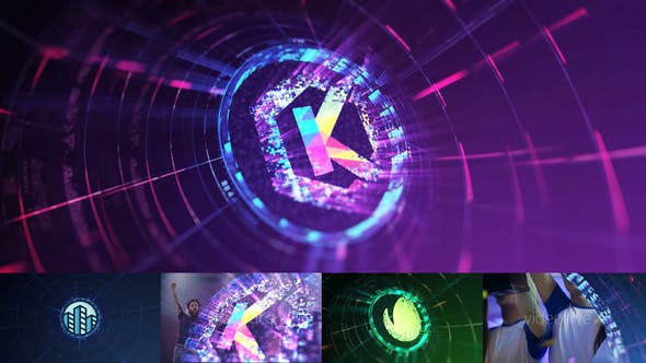 Tech Logo Transition and End V2 - Videohive Download 29529373