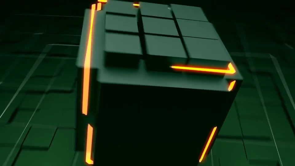 Tech Neon Cube Logo Videohive 32229601 DaVinci Resolve Image 3