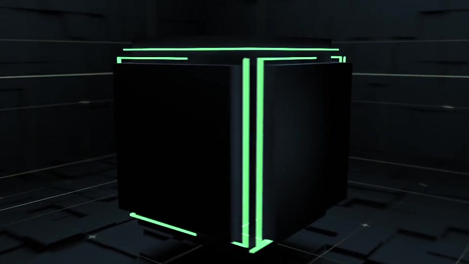 Tech Neon Cube Logo Videohive 33893438 Apple Motion Image 4