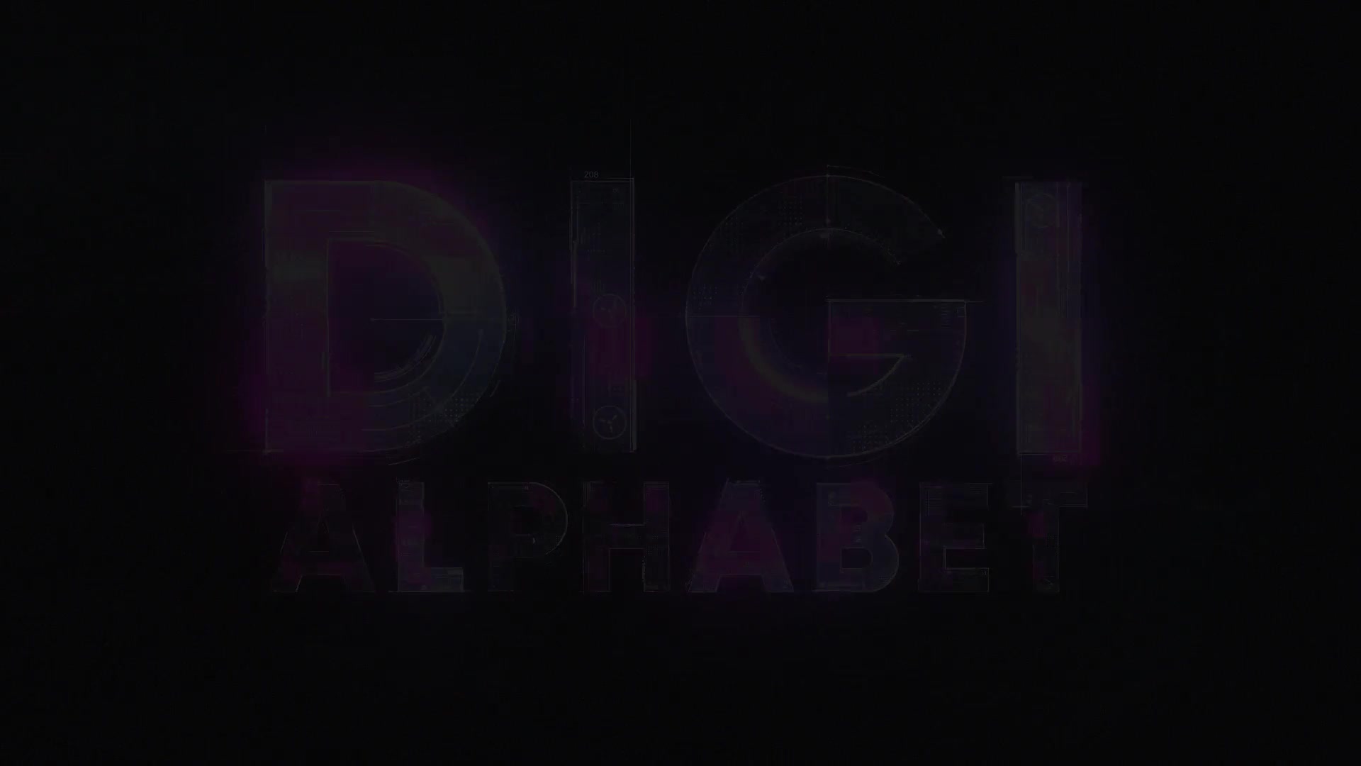 Techno Digital Animated Alphabet Videohive 22592914 After Effects Image 12