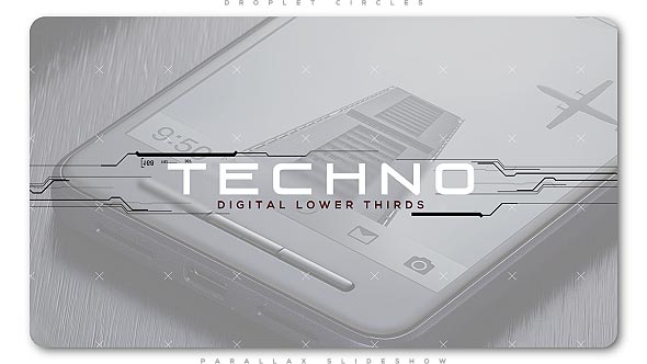 Techno Digital Lower Thirds - Download Videohive 20160814