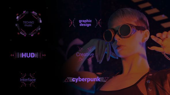 Techno HUD Titles - 32945491 Download Videohive