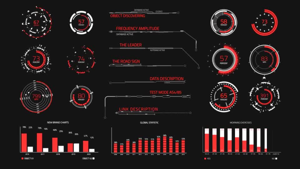 Techno Infographics Videohive 24021089 After Effects Image 1