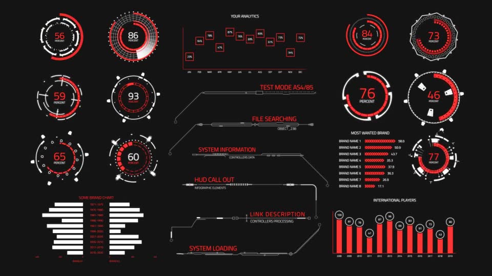 Techno Infographics Videohive 24021089 After Effects Image 2