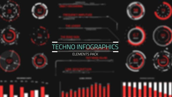 Techno Infographics - Videohive Download 24021089