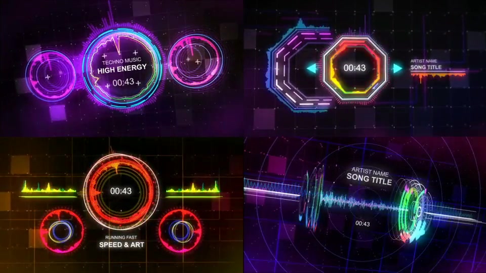 Techno Music Visualizer - Download Videohive 13444004