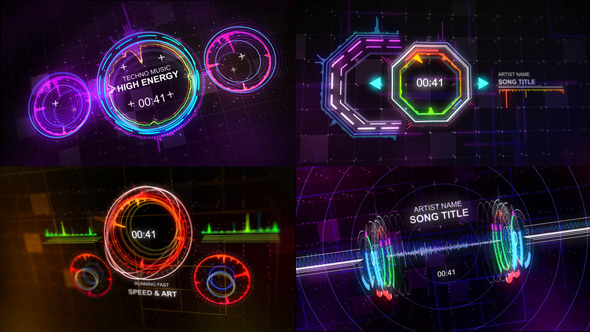 Techno Music Visualizer - Download Videohive 13444004