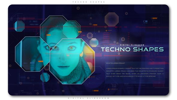 Techno Shapes Digital Slideshow - Download Videohive 21702006