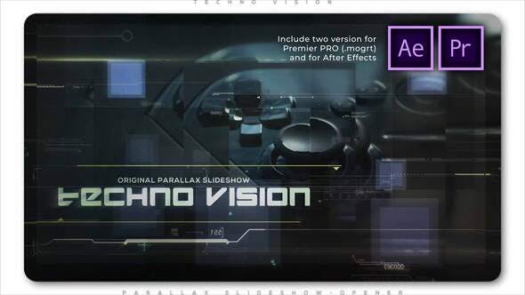 Techno Vision Parallax Slideshow - 28253277 Download Videohive
