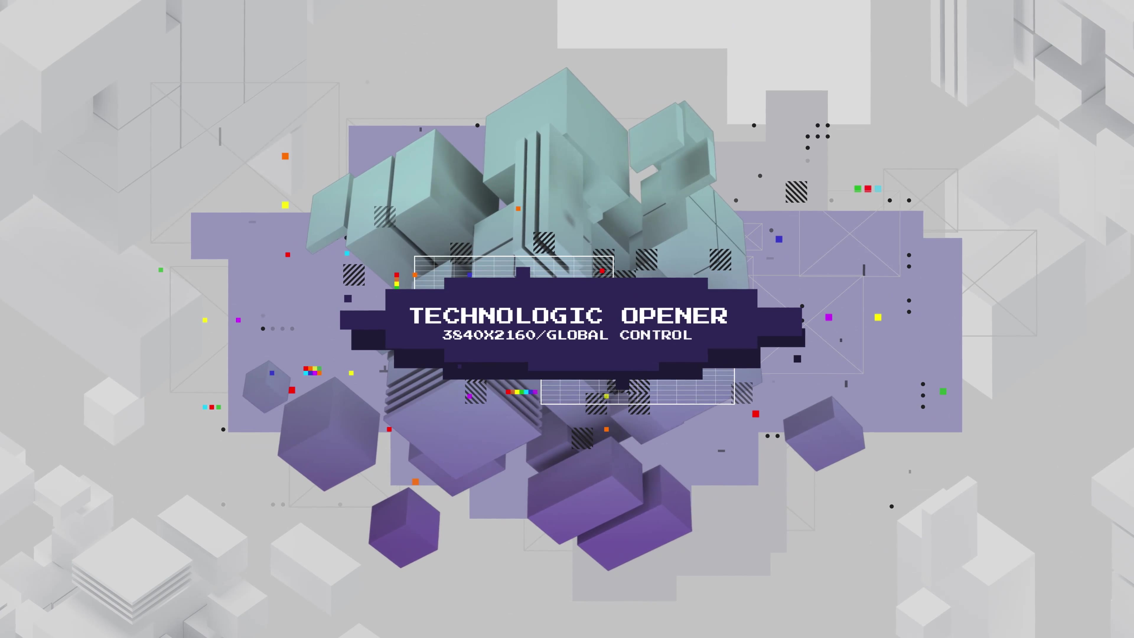 Technologic Opener/ Blockchain Cubes Bitcoin Ethereum NFT Corporate Urban City Modern Hitech AI Info Videohive 37961662 After Effects Image 4